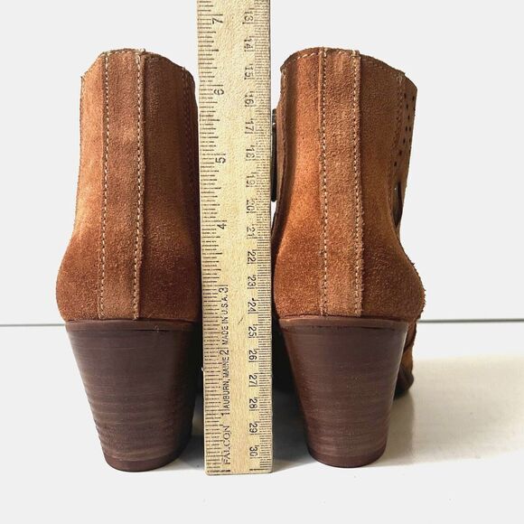 Veracruz Artisans X Anthropologie Women's Brown Suede Bootie Size EU 36 US 5.5-6 - Picture 5 of 6